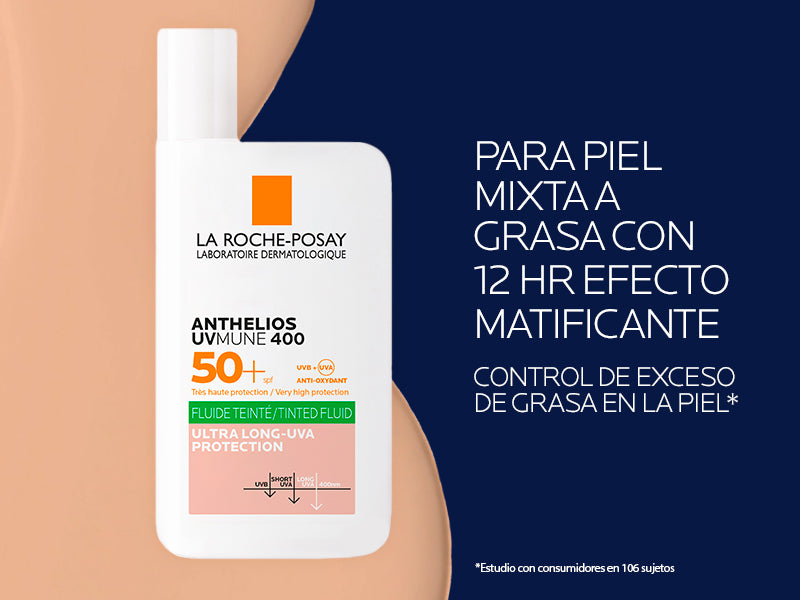 LA ROCHE ANTHELIOS UV MUNE 400 FLUIDO CON COLOR 50ML
