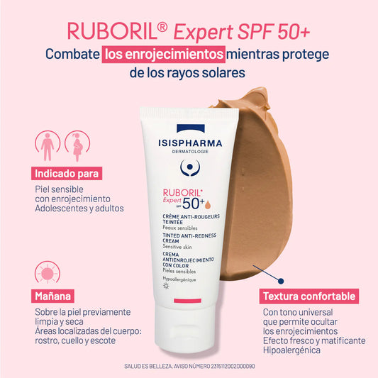 Isispharma Ruboril Expert SPF 50+ Anti Rojeces 40ml