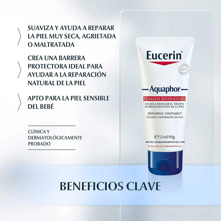 Eucerin Aquaphor Pomada Reparadora Tubo 49 ml