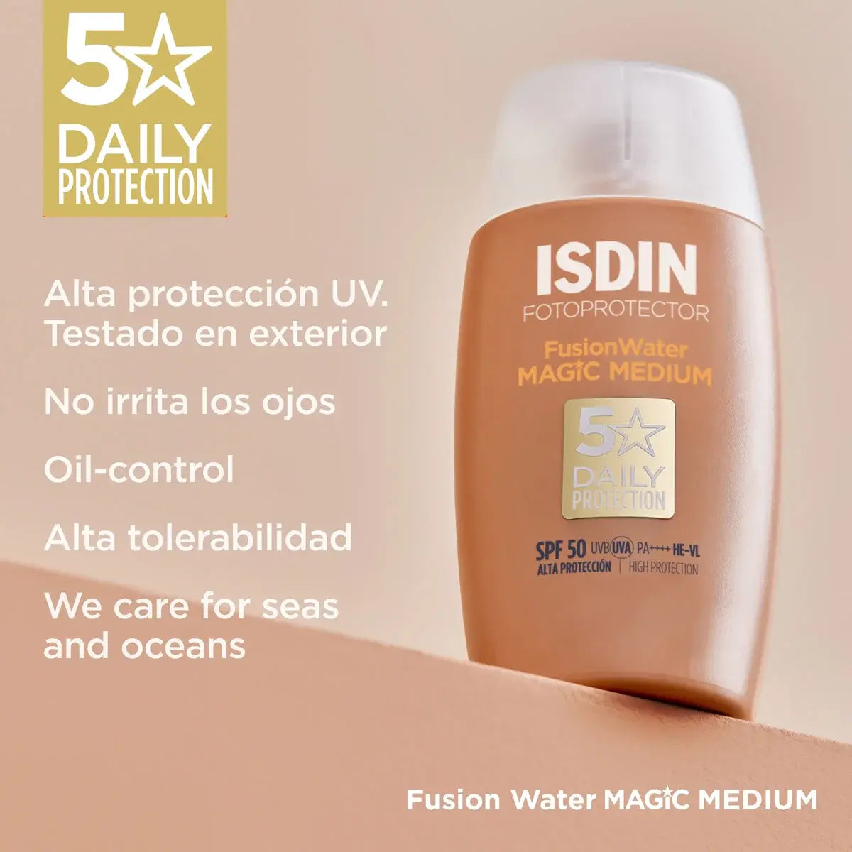 ISDIN FUSION WATER MAGIC MEDIUM FPS 50+ 50ML