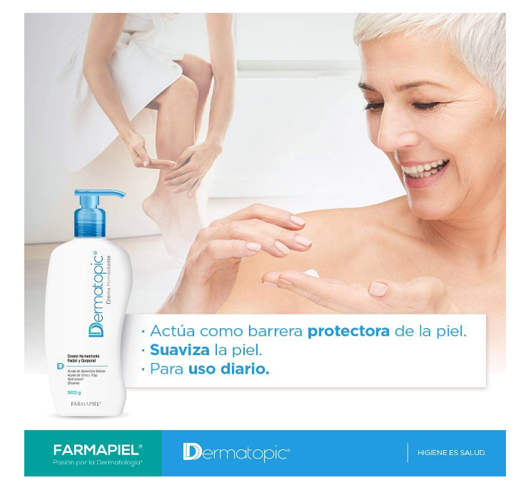 FARMAPIEL DERMATOPIC CREMA HUMECTANTE FACIAL Y CORPORAL 500G