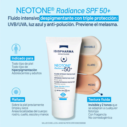 Isispharma Neotone Radiance SPF 50+ 30ml