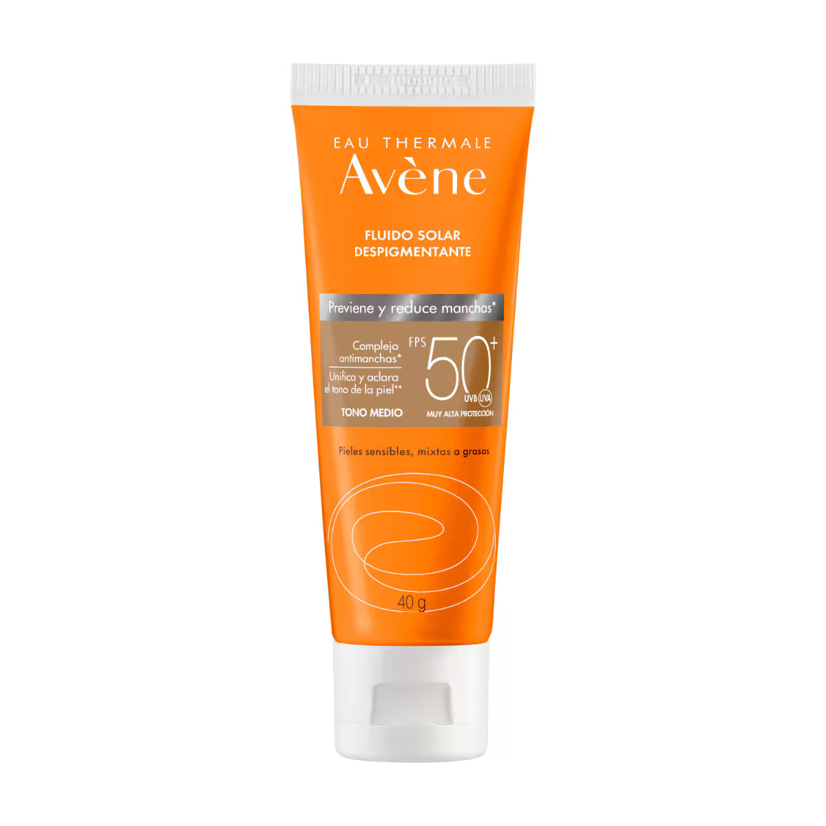 Avène Fluido Protector Solar Despigmentante FPS50+ Tono Medio 40g