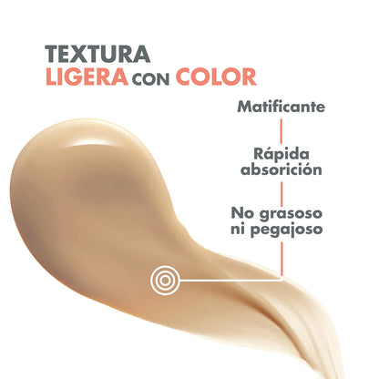 Avene Mat Perfect Ultra Fluido con color protector solar FPS50+ 50 ml
