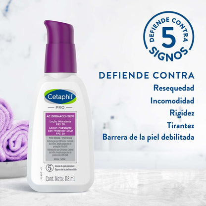 CETAPHIL AC DERMACONTROL LOCION FPS 30+
