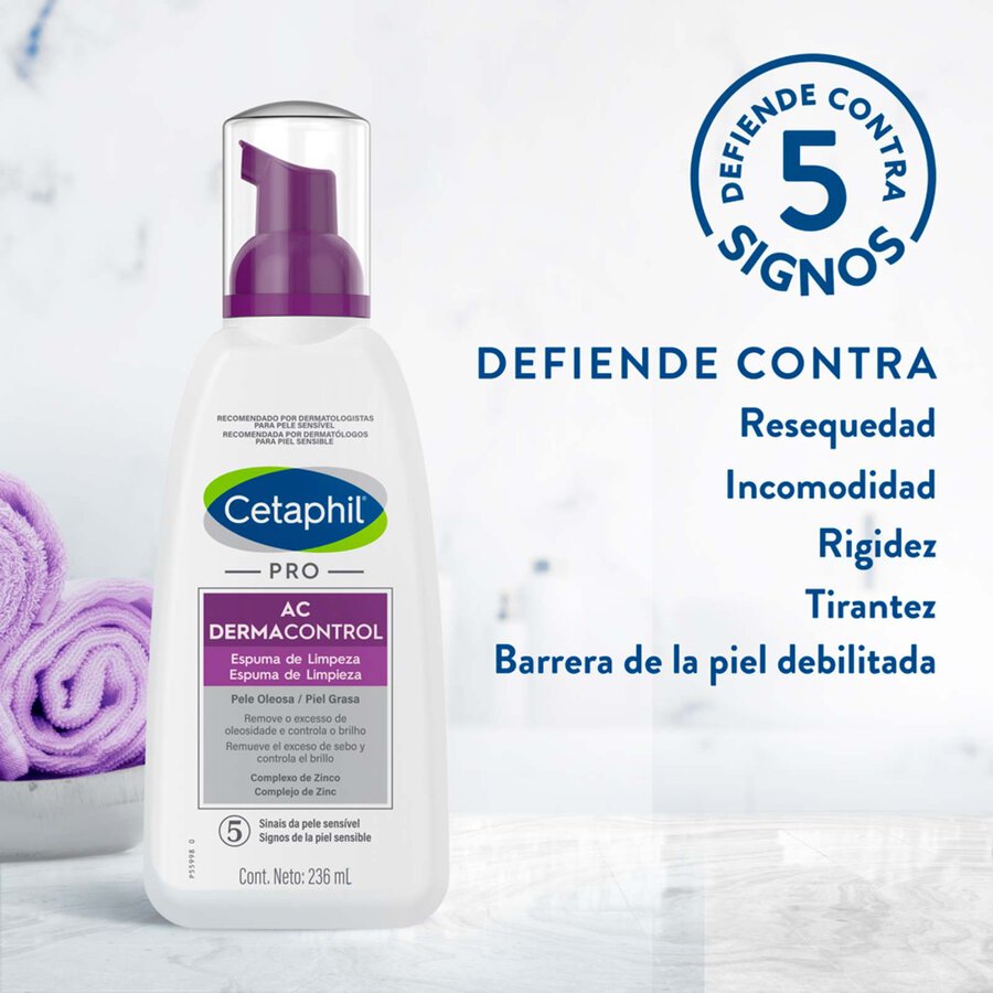 CETAPHIL PRO AC DERMACONTROL ESPUMA DE LIMPIEZA 236 ML