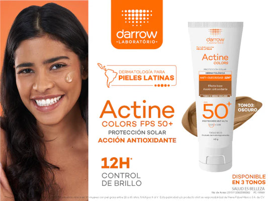 DARROW ACTINE COLORS TONO 3: OSCURO FPS 50+ 40G