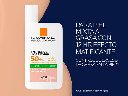 LA ROCHE ANTHELIOS UV MUNE 400 FLUIDO CON COLOR 50ML