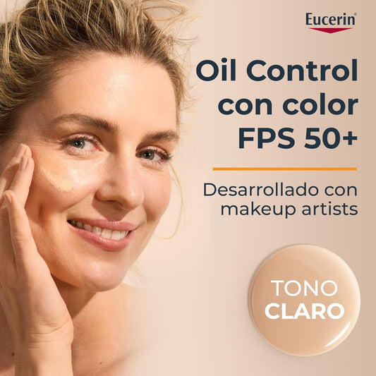 EUCERIN OIL CONTROL TONO CLARO FPS50+ 50ML