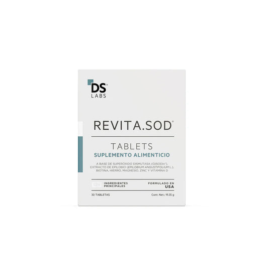 DS LABS Revita.SOD Suplemento Alimenticio para el Crecimiento del Cabello 30 tabletas
