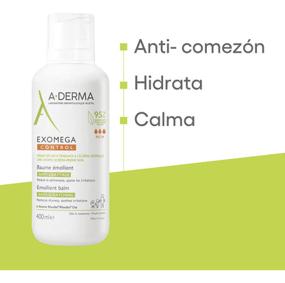 A-Derma Bálsamo Emoliente Exomega Control 400 ml