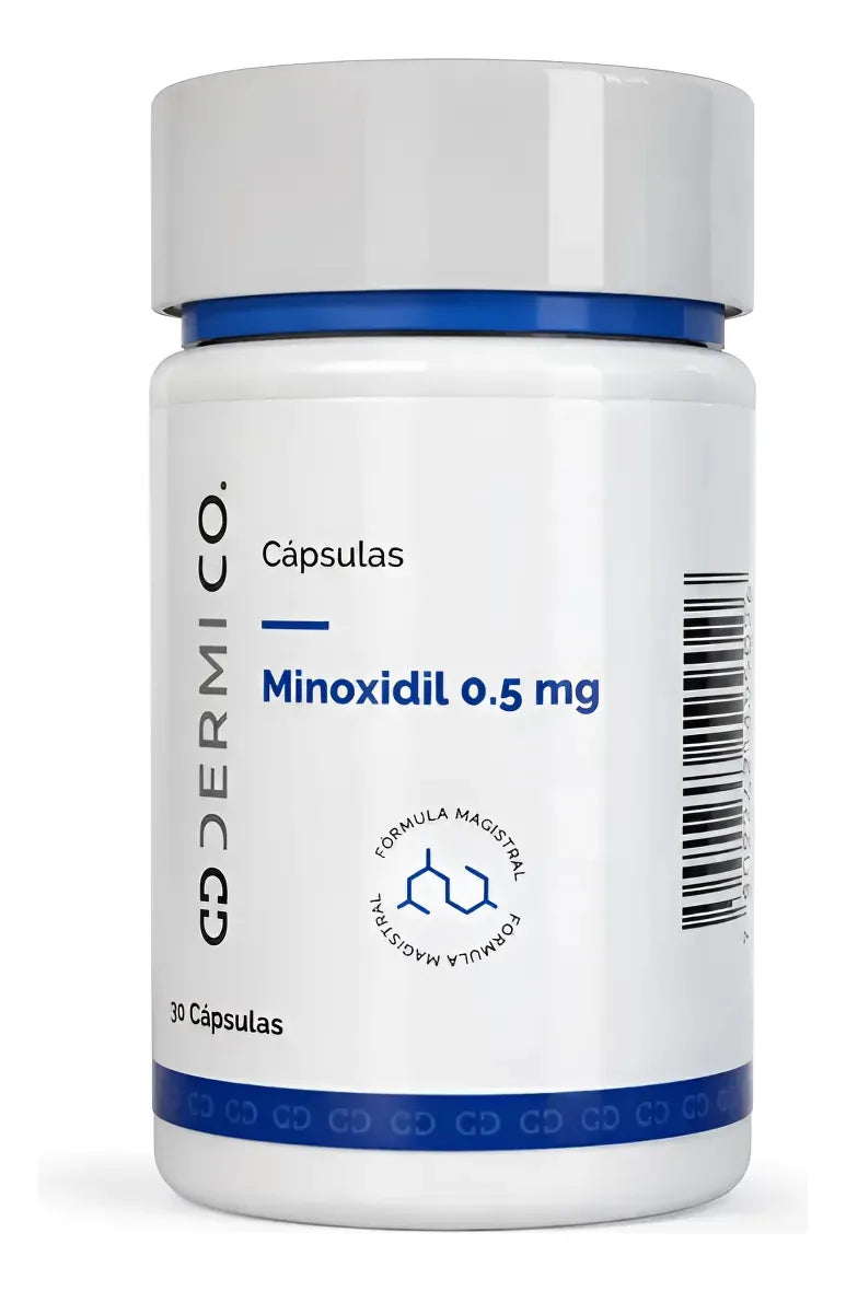 DERMICO MINOXIDIL 0.5MG 30 CAPSULAS