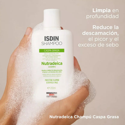 ISDIN NUTRADEICA SHAMPOO ANNTICASPA GRASA 200 ML