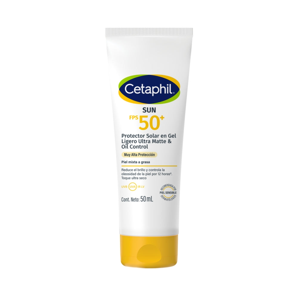 CETAPHIL SUN OIL CONTROL FPS 50+ GEL LIGERO ULTRA MATE 50ML