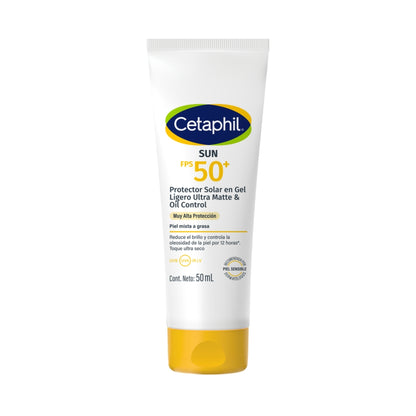 CETAPHIL SUN OIL CONTROL FPS 50+ GEL LIGERO ULTRA MATE 50ML