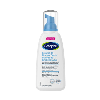 CETAPHIL ESPUMA DE LIMPIEZA SUAVE 236ML