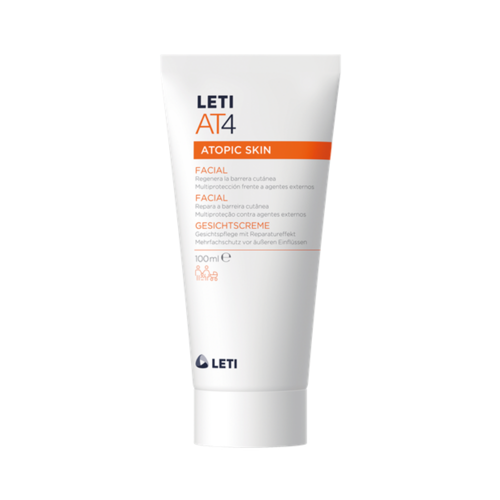 Leti AT4 Crema Facial Piel Atópica y Seca 50 ml