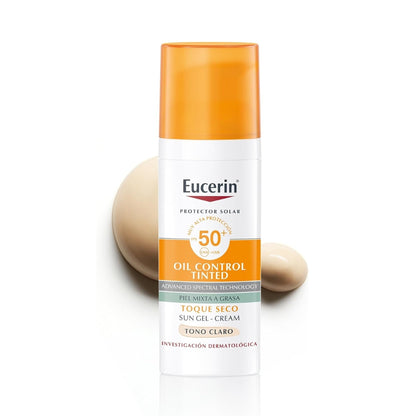 EUCERIN OIL CONTROL TONO CLARO FPS50+ 50ML