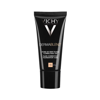 VICHY DERMABLEND MAQ LIQ OPAL 15 BASE CORRECTORA DE MAQUILLAJE 16 H 30ML