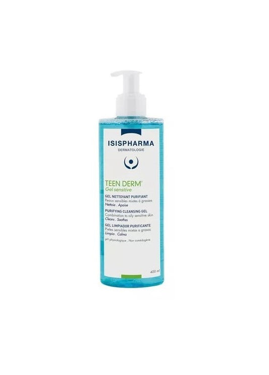 Isispharma Teen Derm Sensitive Gel Limpiador 400 ml