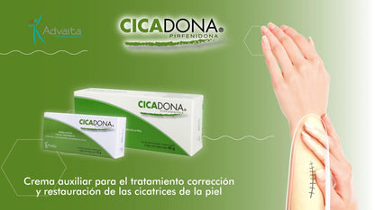 ADVAITA CICADONA (PIRFENIDONA) CREMA CORRECCIÓN DE CICATRICES 40 G